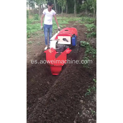 Tractor móvil teledirigido multifuncional rotatorio agrícola que zanja el timón del acanalado